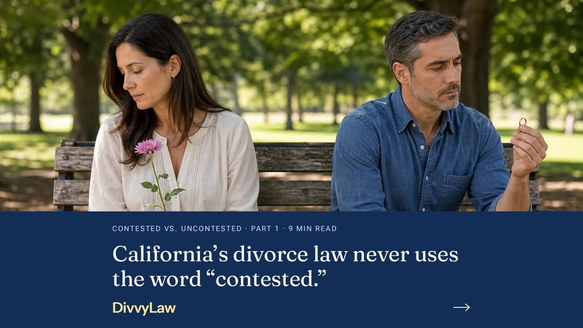 contested divorce